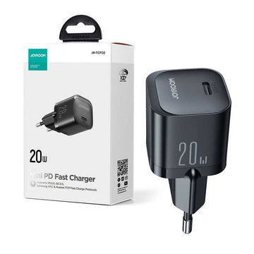 Incarcator Retea Joyroom JR-TCF02, 20W, 1xUSB-C, PD, Compact - Negru