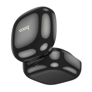 Casti Wireless Hoco EQ13, Ear Buds, BT 5.3, 180h StandBy, 400mAh, Mirror Case, Funtrue - Negru