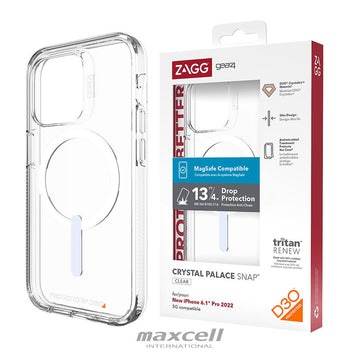 Husa Gear4 Clear pentru iPhone 14 Pro Max, cu MagSafe, Acryl, PVC - Transparent