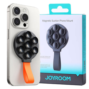 Suport Auto Joyroom JR-ZS393, Fixare Bord/Parbriz cu Mini Ventuze - Portocaliu