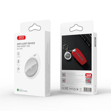 XO LP02, Dispozitiv tiP AirTAG, Anti-Pierdere, Compatibil Functie FindMy MFI - Alb