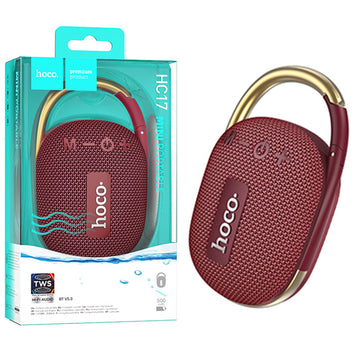 Boxa Portabila Hoco HC17, 5W, 500mAh, Suport TF, USB Disk, Easy JoySport - Visiniu Red
