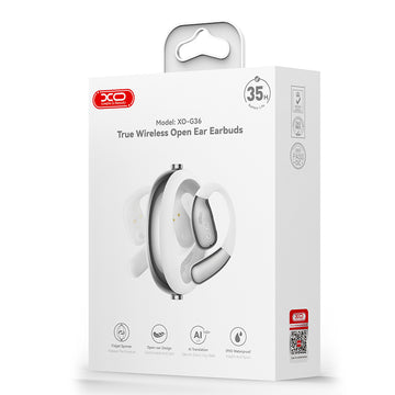 Casti Wireless XO G36, In Ear, BT 5.0, 400mAh, AI Translator - Alb