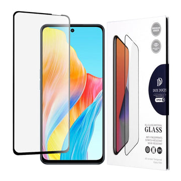 Folie Clear pentru Oppo A58 4G, Full Glass - Transparent / Negru