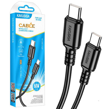 Cablu Date si Incarcare Kaku KSC-982, USB-C, PD60W, QC3.0, 1m - Negru