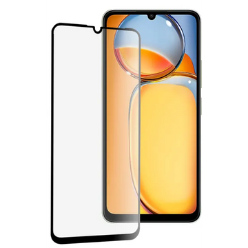 Folie Clear pentru Xiaomi Redmi 13C, Full Glass - Transparent / Negru