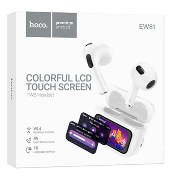 Casti Wireless Hoco EW81, Ear Buds, BT 5.4, 300mAh, Multi Touch - Alb