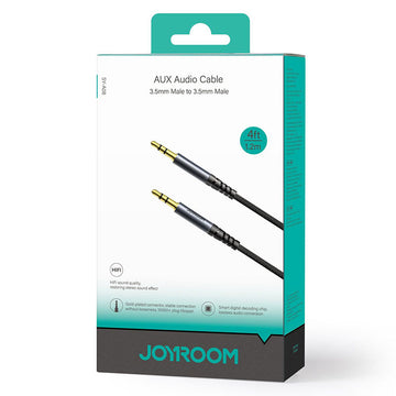 Cablu Audio Joyroom SY-A08, Jack 3.5mm M, la Jack 3.5mm M, 1.2m - Negru