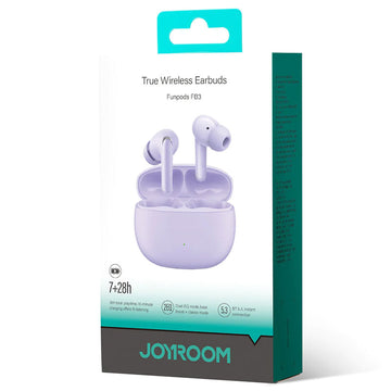 Casti Wireless Joyroom JR-FB3, Ear Buds, BT, StandBy - Alb