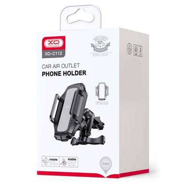 Suport Auto XO C112, cu Cleme Laterale, Montaj Ventilatie, MultiAngle, Pull Hook - Negru