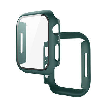 Folie Integrata Hoco WS3, Rama Protectie cu Folie Integrata, iWatch Series 7/8, PC, 41mm - Verde