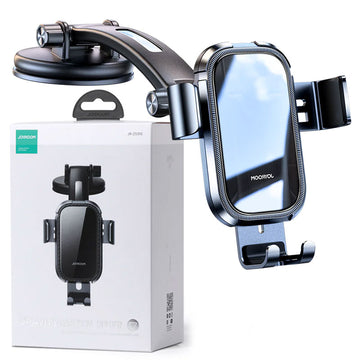 Suport Auto Joyroom JR-ZS310, cu Cleme Laterale, Montaj Cockpit Bord, MultiAngle - Negru