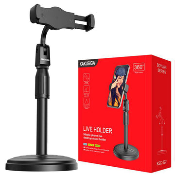 Suport Birou Kaku KSC-322, cu Cleme Laterale, MultiAngle, Brat Telescopic - Negru