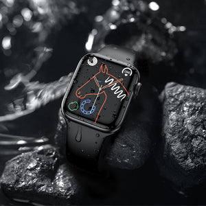 Ceas SmartWatch Hoco Y12, Sport, Apeluri Bluetooth, 128MB, IP67 - Negru