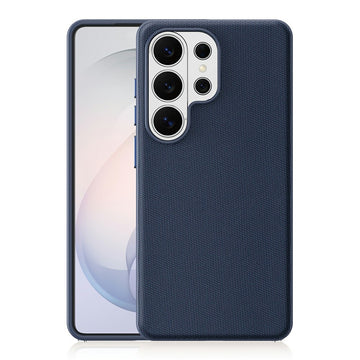 Husa Woven pentru Samsung S26 Ultra, MagCase, TechWoven Piele, Soft Craft, Bleumarin