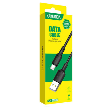 Cablu Date si Incarcare Kaku KSC-419, USB-A la MicroUSB, 18W, 2.4A, 1m - Negru
