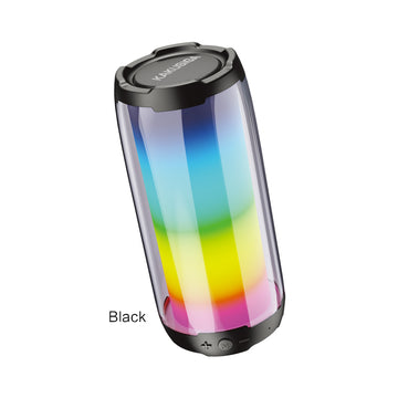 Boxa Portabila Kaku KSC-611, BT 5.0, Colorful Light, 10W, TWS - Negru