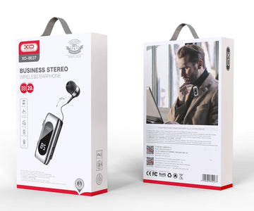 Casti Wireless XO BE37, In Ear, BT 5.2, 140mAh, Afisaj Digital - Negru