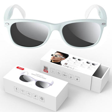 XO E11, Ochelari Smart, BT5.3, Audio Eyewear, UV Protect, 100h Stand-By - Albastru