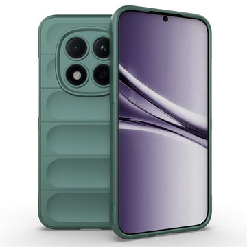 Husa Wave pentru Xiaomi Redmi Note 15 Pro 4G, Grip Anti-Shock, TPU - Verde inchis