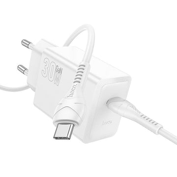 Incarcator Retea Hoco N70, PD30W 5V, 3A, 1xUSB-C, FastCharge - Alb