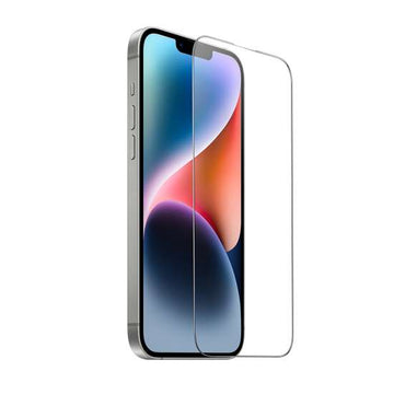 Folie Clear Hoco A34 pentru iPhone 15/ 16, DustPoof - Contur negru