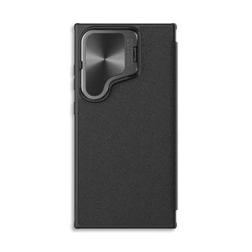 Husa Nillkin pentru Samsung S24, Qin Piele, PC Piele - Negru