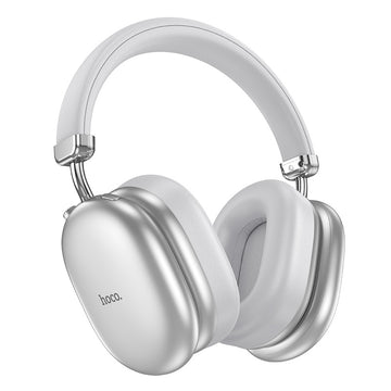 Casti Wireless Hoco W35 Max Joy, Over Ear, BT 5.3, 800mAh, 90h StandBy - Argintiu