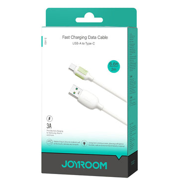 Cablu Date si Incarcare Joyroom S-A53, USB la USB-C, 3A, FastCharge 2m - Bej