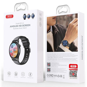 Ceas SmartWatch XO J6, Amoled, BT 5.0, 260mAh, Chen Shuo, Round Sport - Negru