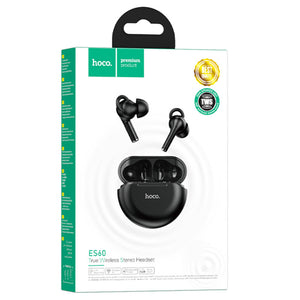 Casti Wireless Hoco ES60, Ear Buds, BT 5.0, 120h StandBy, 300mAh, Conqueror - Negru