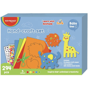 Accesorii creatie - cartoane de decupat, Baby Line, 294 piese, Keyroad, KR972357