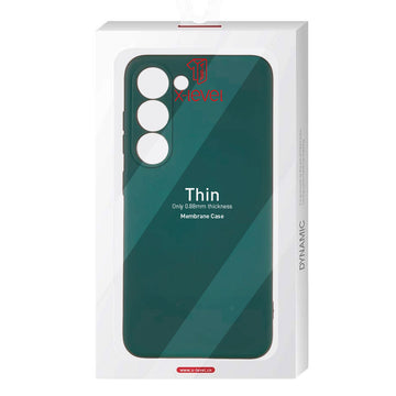 Husa X-Level Thin pentru Xiaomi, Mi 11 Lite, MicroFiber - Verde inchis