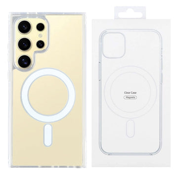 Husa SnapOn pentru Samsung S23 Ultra, MagSafe, AntiDrop Acryl - Transparent