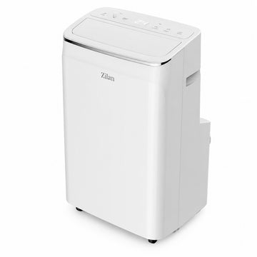 Aer conditionat mobil Zilan ZLN1054, 12000 BTU, 3 in 1 racire dezumidificare ventilatie, WiFi, telecomanda, alb
