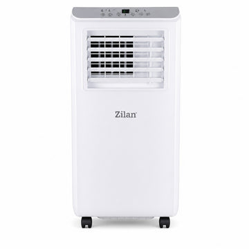 Aer conditionat portabil Zilan ZLN2495, 7000 BTU, functie racire dezumidificare ventilatie, telecomanda, alb