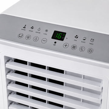 Aer conditionat portabil Zilan ZLN2495, 7000 BTU, functie racire dezumidificare ventilatie, telecomanda, alb