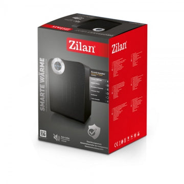 Aeroterma ceramica Zilan ZLN2021 negru 1800W, LED, compacta