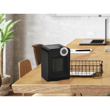 Aeroterma ceramica Zilan ZLN2021 negru 1800W, LED, compacta