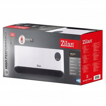 Aeroterma de perete Zilan ZLN5626 alba 2200W, LED, telecomanda