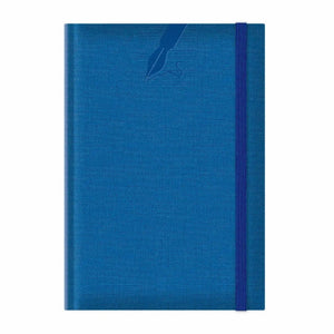 Agenda A5 nedatata Colere EJ-1505, 224 pagini, cu elastic, albastru royal