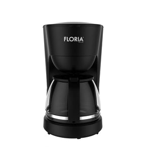 Aparat de facut cafea 600W, Floria ZLN9273, 1.2L, oprire automata, anti-picurare, negru