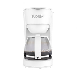 Aparat de facut cafea 600W, Floria ZLN9274, 1.2L, oprire automata, anti-picurare, alb