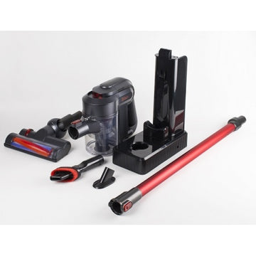 Aspirator vertical reincarcabil Zilan ZLN1099 140W filtru HEPA 0.5L negru rosu