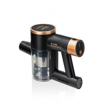 Aspirator vertical Zilan ZLN3099 Aurum, 220W, fara fir, 6 trepte, tub pliabil, filtru HEPA, autonomie 40min, LED, 350ml, negru-auriu