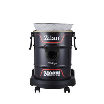 Aspirator Zilan ZLN2006, 2400W, fara sac, 21L, functie suflare, tub telescopic, filtru lavabil, cablu 5m, negru