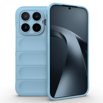 Husa Wave pentru Xiaomi 17T, Grip Anti-Shock, TPU - Bleu