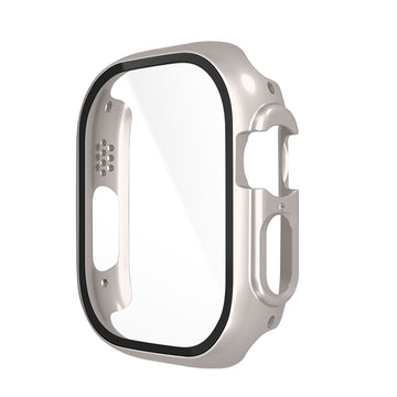 Folie Integrata Hoco WS6, Rama Protectie cu Folie Integrata, iWatch Ultra, 3D PC, 49mm - Multicolor