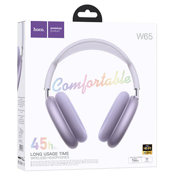 Casti Wireless Hoco W65, Over Ear, BT 5.4, 45h StandBy - Mov