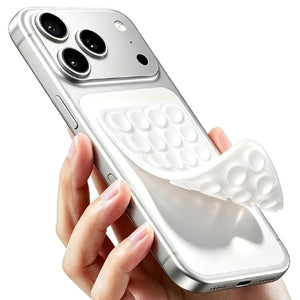Suport Telefon, Universal, Tip Ventuze, Montaj Double Side - Alb
